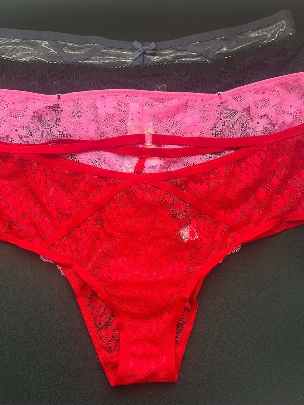Victoria Secret Assorted cheeky panties. Set of 4.